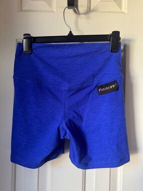 Peachy Athletic Blue Athletic Bike Shorts